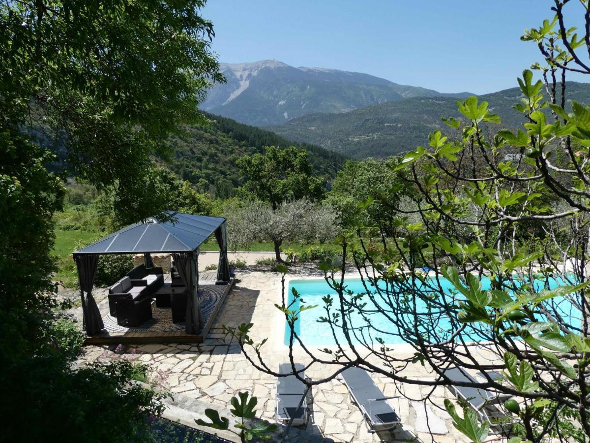 Font Nouvelle Maison De Charme Drome Provencale, 6 Ou 10 Personnes Avec Piscine Plaisians Exterior foto